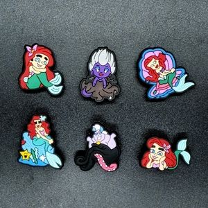 Disney Little Mermaid Croc Charm Bundle (6)